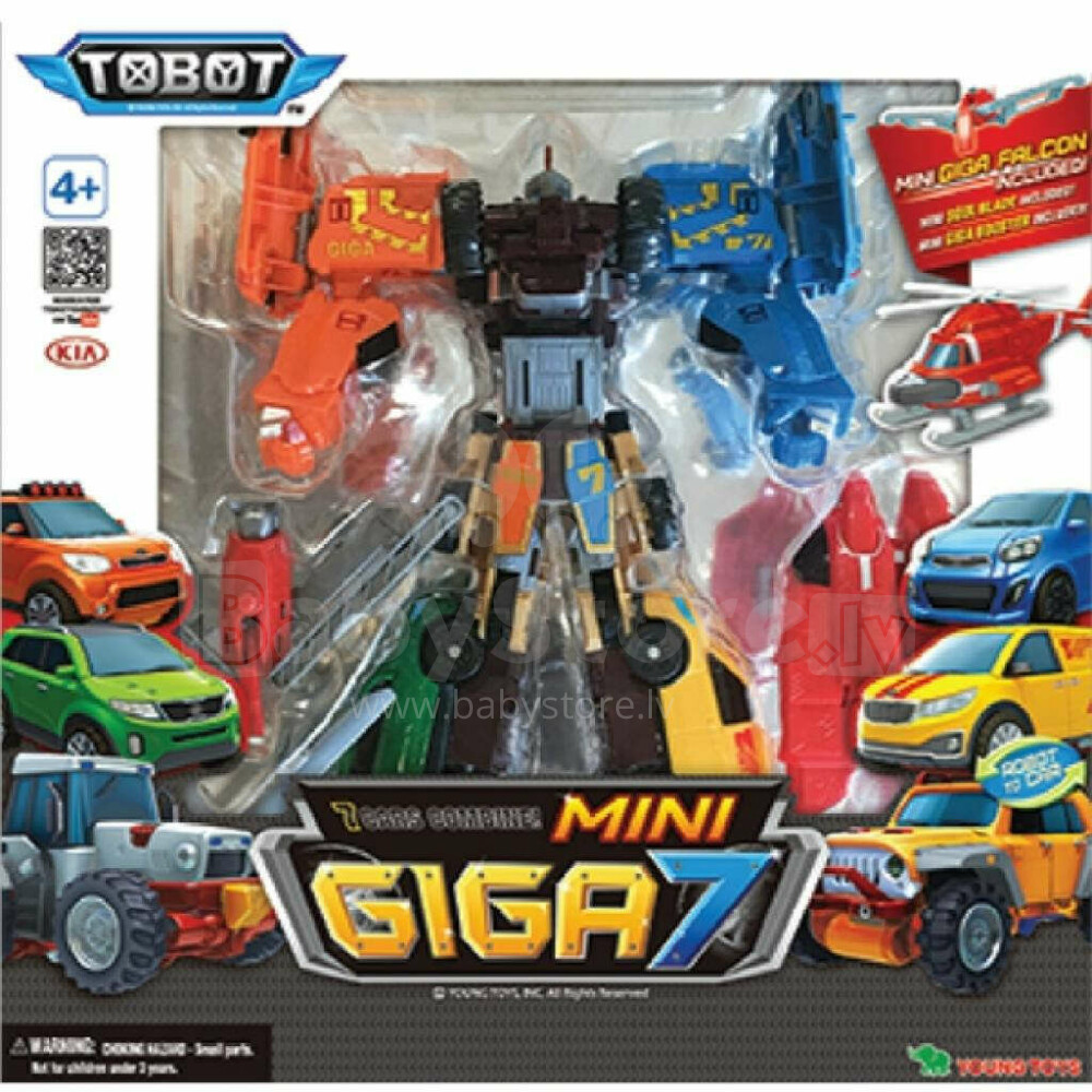 YOUNG TOYS TOBOT Tobots Giga Transformers buy Babystore.lv
