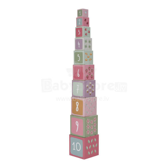 Little Dutch Stacking Blocks  Art.7339 Fairy Garden Klucīšu komplekts