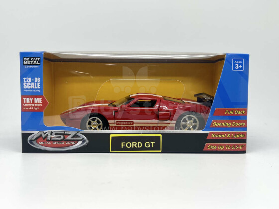MSZ Metallinen pienoismalli Ford GT, 1:32