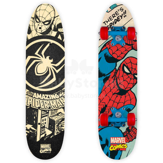 WOODEN SKATEBOARD SPIDERMAN