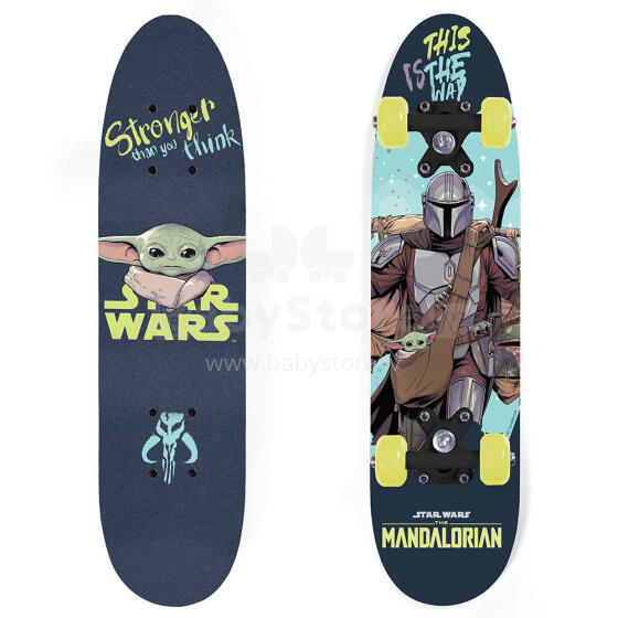 WOODEN SKATEBOARD STAR WARS MANDALORIAN