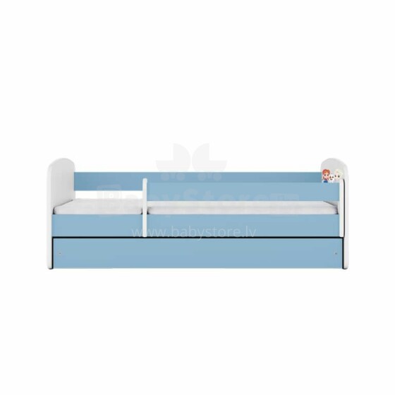 Bed babydreams blue frozen land with drawer without mattress 140/70