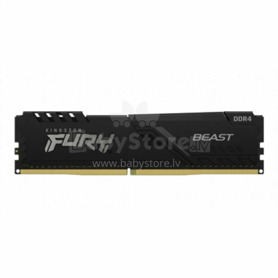 Kingston Fury Beast 16 ГБ, DDR4, 3200 МГц, ПК / сервер, регистрационный номер, код ECC