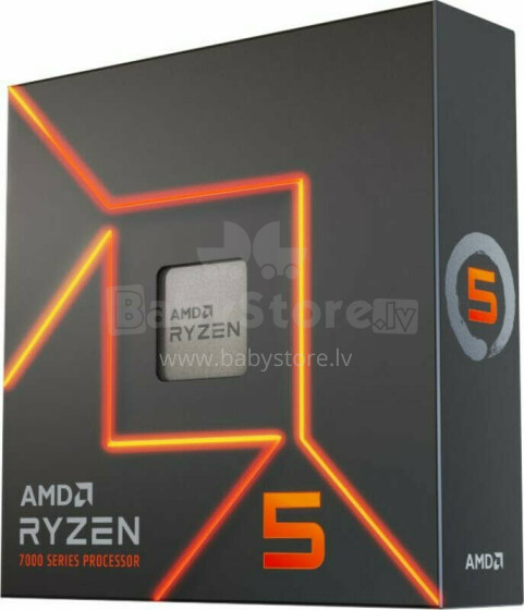 ЦП AMD Desktop Ryzen 5 R5-7600X 4700 МГц Ядра 6 32 МБ Socket SAM5 105 Вт GPU Radeon BOX 100-100000593WOF