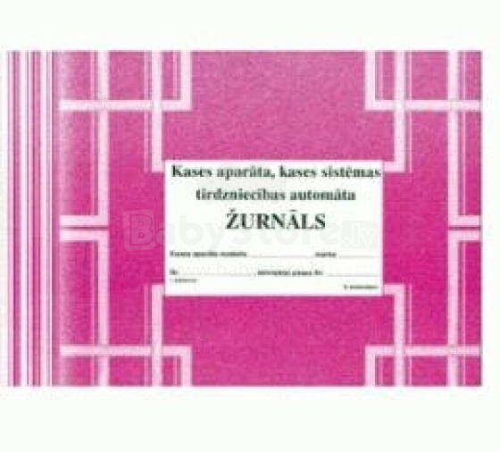 Kases aparāta, hibrīda kases aparāta, kases sistēmas, specializētās ierīces vai iekārtas žurnāls ABC A4, 9 mēneši