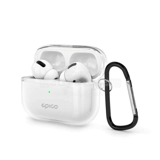 Caurspīdīgs EPICO AIRPODS PRO VĀCĪGS - BALTS caurspīdīgs