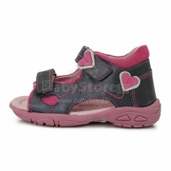 D.D.Step (DDStep) Art.AC290-7004 Pink Экстра комфортные сандалики для девочки (19-24)