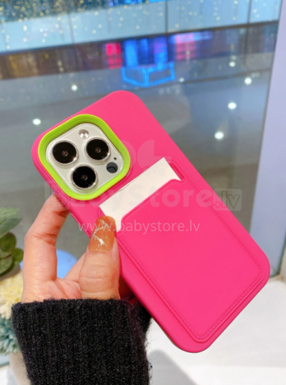 Home Company Phone Case Art.164125 Pink Silikona vaciņš mobilām telefonam iPhone 15 Pro