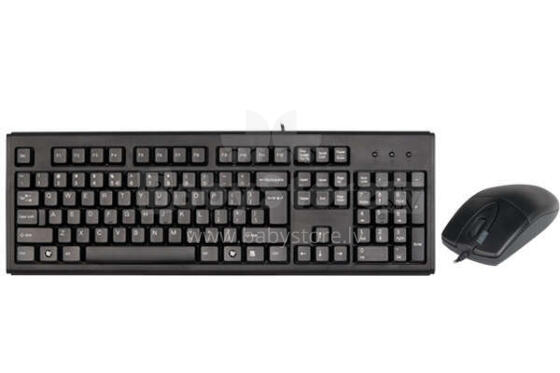 A4Tech 43774 Mouse & Keyboard KM-72620D Black