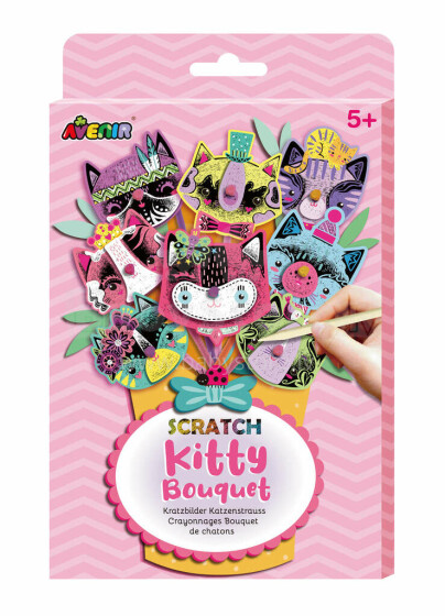 AVENIR Scratch Kitty Bouquet
