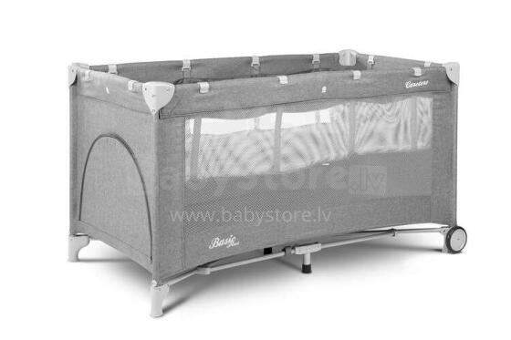 TRAVEL COT BASIC PLUS GREY