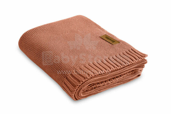 Bamboo and cotton blanket – CORAL