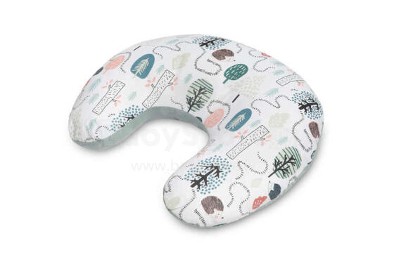 MUSLIN PILLOW FOR FEEDING - EMERALD HEDGEHOG