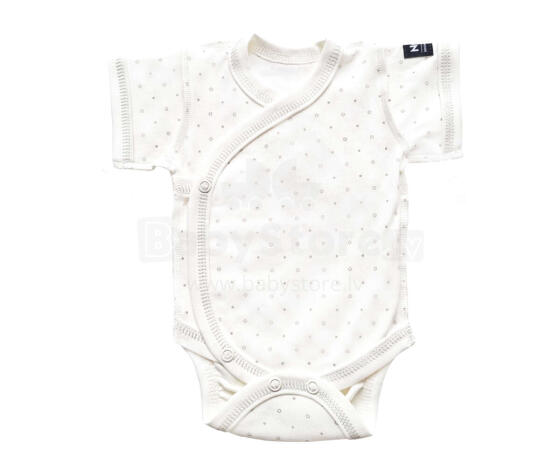 La Bebe™ NO Baby Body Vanilla Art.169079  Zīdaiņu bodiji no 100% kokvilnas ar īsam piedurknēm