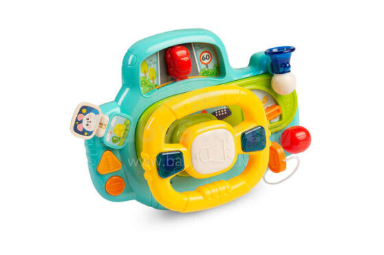 EDUCATIONAL TOY - RACER'S STEERING TURQUOISE