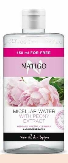 NATIGO Micellar Water Peony Extract 650ml