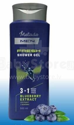 MELADO Shower Gel Fresh 3*1 Blueberry 500ml