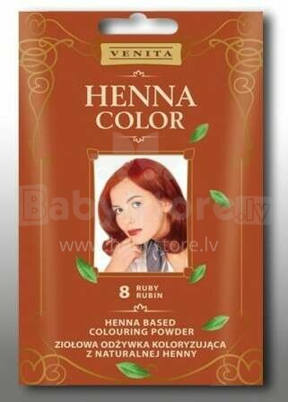 Henna Color ZOK Nr8 rubīns 25 gr