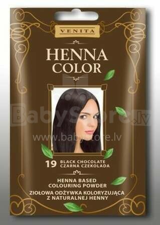 Henna Color ZOK 25 гр Nr 19 Czarna Czekol