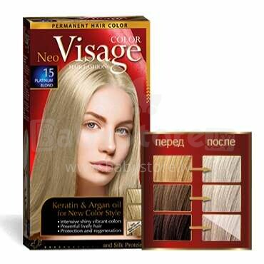 Hair Color Visage 15 Platinium Blond