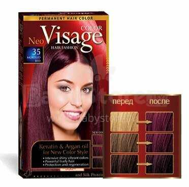 Hair Color Visage 35 Morello Red
