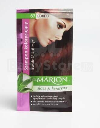 Krāsojošais šampūns Marion 40ml 67
