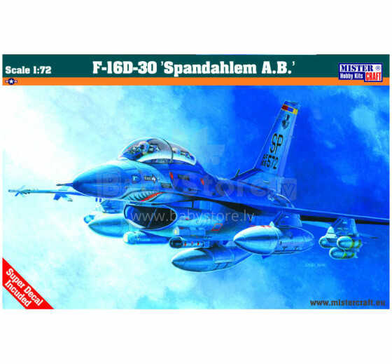 SAMOLOT MODEL F-16D-30 Spadahlem 1:72