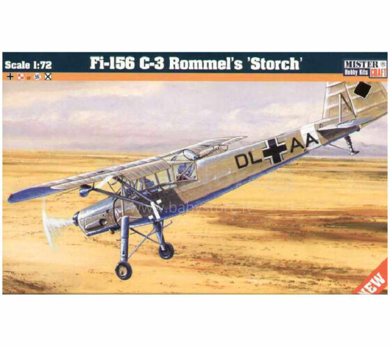 SAMOLOT MODEL Fi-156 C-3 Rommels 1:72