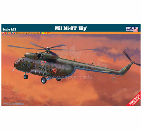 HELIKOPTER MODEL Mil Mi-8T HIP 1:72