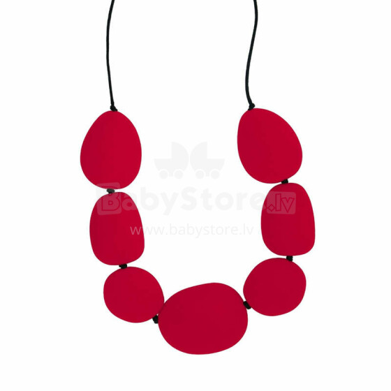 Silicone necklace, red, Jellystone Designs