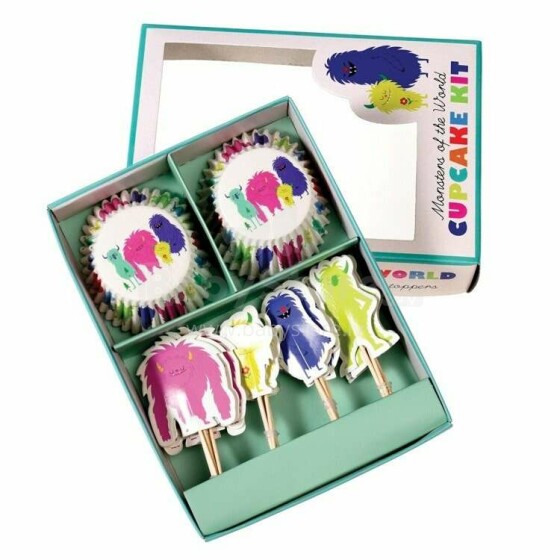 Monsters Of The World Cupcake Kit, Rex London