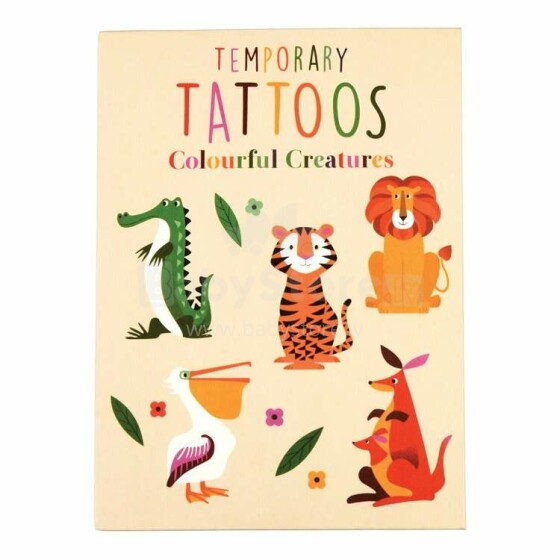 Tattoos, colourful creatures, Rex London