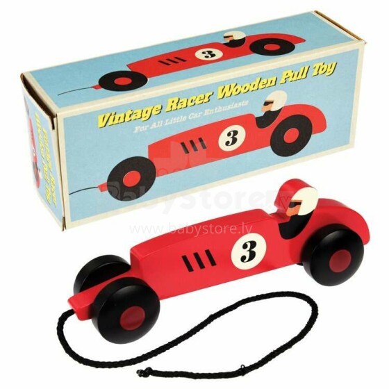 Vintage Racer Pull Toy, Rex London