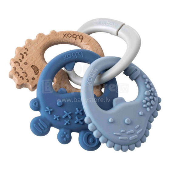 Trio Teether - Lullaby Blue, b.box