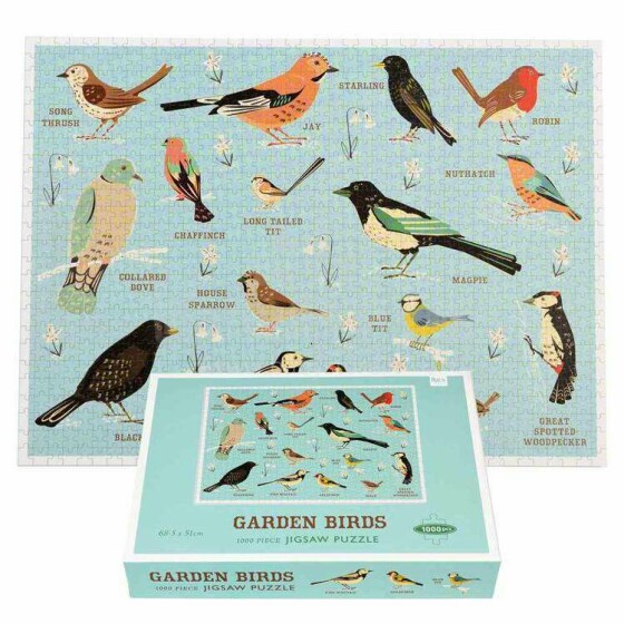 Garden Birds 1000 Piece Puzzle, Rex London