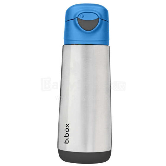 500ml insulated sport spout bottle - blue slate, b.box