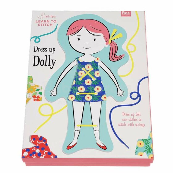 Learn To Stitch Dress-Up Dolly Kit, Rex London