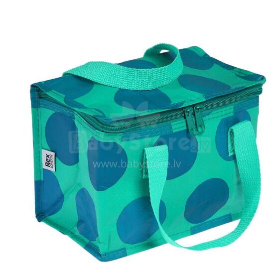 Blue On Turquoise Spotlight Lunch Bag, Rex London