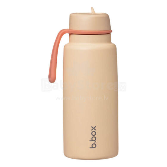 Insulated Flip Top Bottle – stainless steel, 1l thermos Melon Mist, b.box