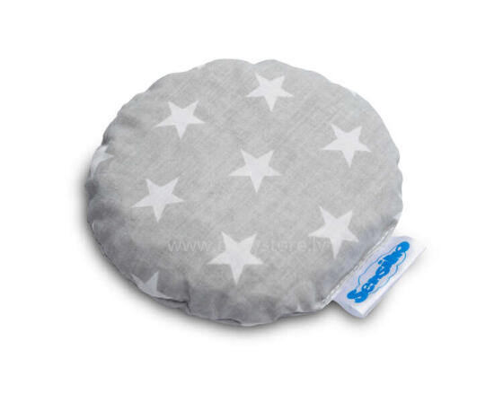 HOT WATER BOTTLE With Cherry Stones – grey STARS