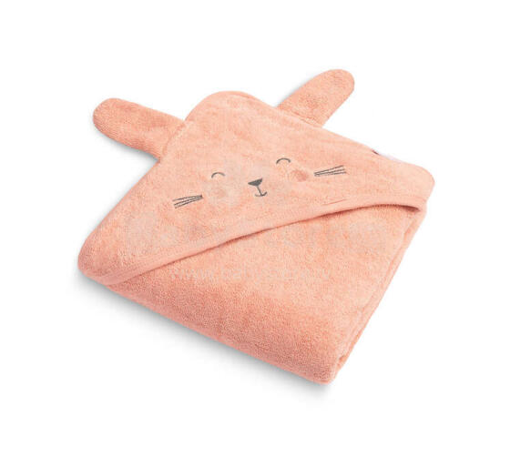 SOFT BATH TOWEL RABBIT 90X90 PINK