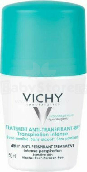 Шариковый антиперспирант Vichy 48ч 50мл