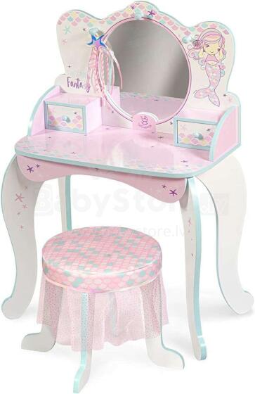 Decuevas Toys Portable Dressing Table Ocean Fantasy  Art.55541  Kosmētikas galdiņš meitenēm