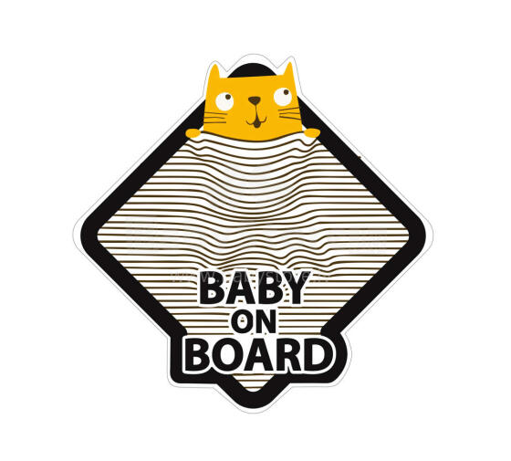 Baby On Board Art.177647  car sticker