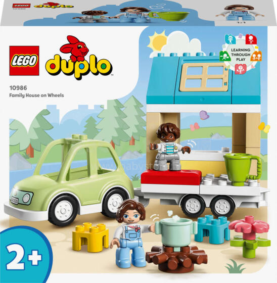 10986 LEGO® DUPLO Town Ģimenes māja uz riteņiem