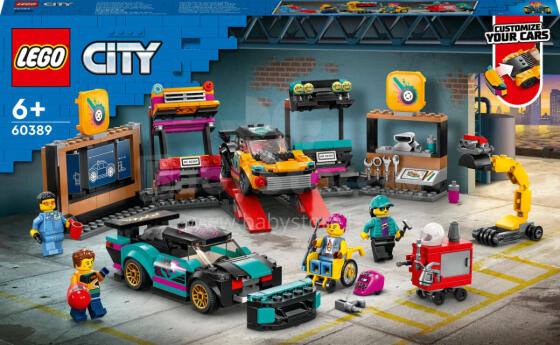 60389 LEGO® City Auto uzlabošanas darbnīca