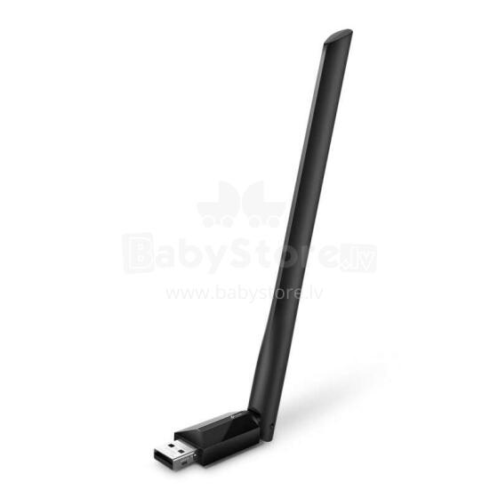 TP-LINK AC600 Двухдиапазонный беспроводной WiFi-адаптер USB с высоким коэффициентом усиления