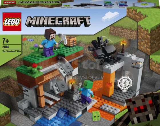 21166 LEGO® Minecraft™ “Pamestās” raktuves