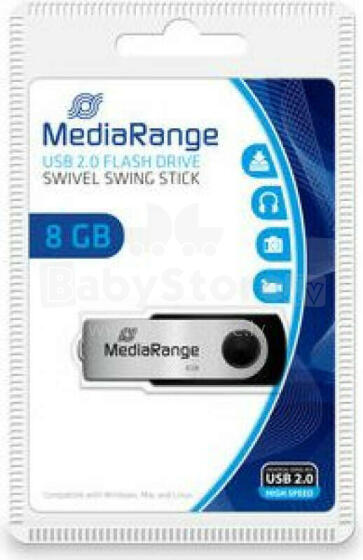 MediaRange Flexi-Drive 8 GB zibatmiņas disks (MR908)