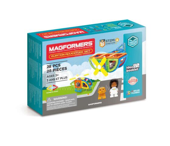 MAGFORMERS Magnetinis rinkinys Aviacijos nuotykis